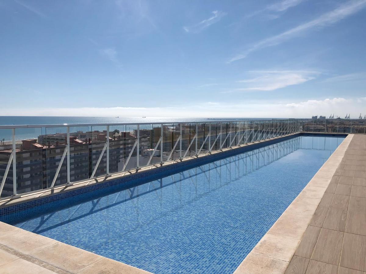 Global Properties, Moderno Apartamento Con Terraza Y Vistas Al Mar Canet d'En Berenguer Esterno foto