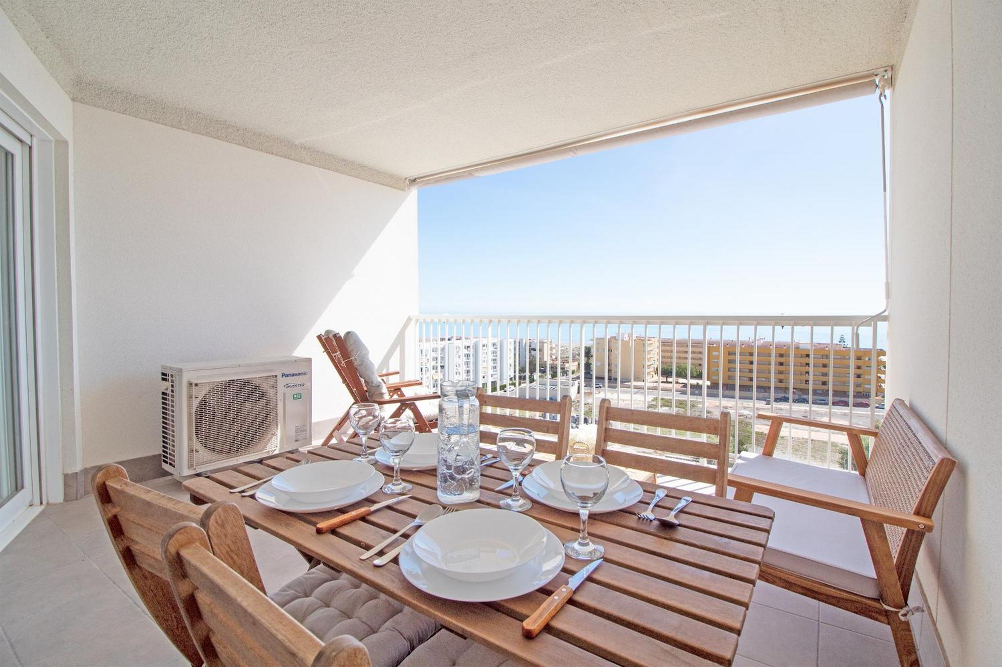 Global Properties, Moderno Apartamento Con Terraza Y Vistas Al Mar Canet d'En Berenguer Esterno foto